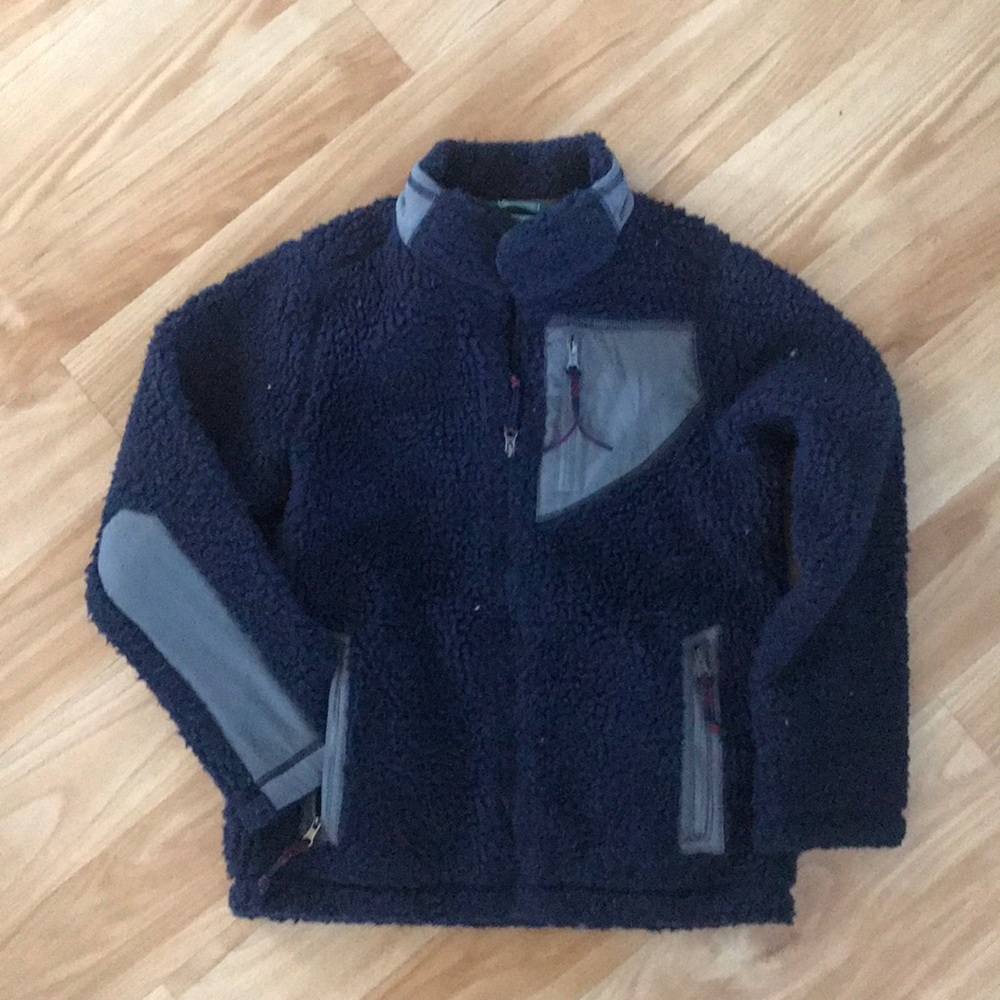 LL Bean Sherpa Berber Fleece Jacket